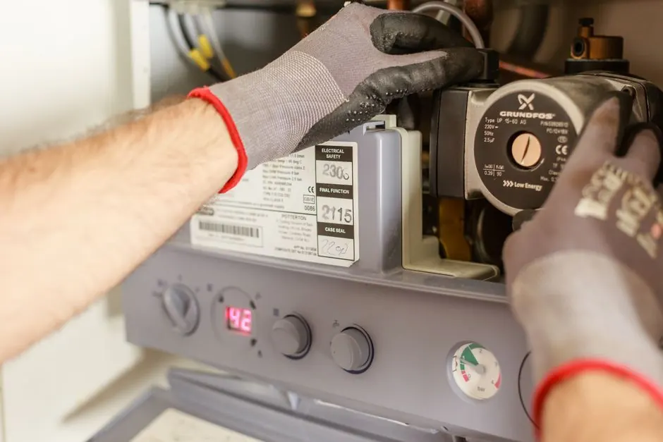 Drain cleaning service at a home in Upland, CA